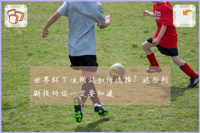 世界杯下注网站如何选择？这些判断技巧你一定要知道