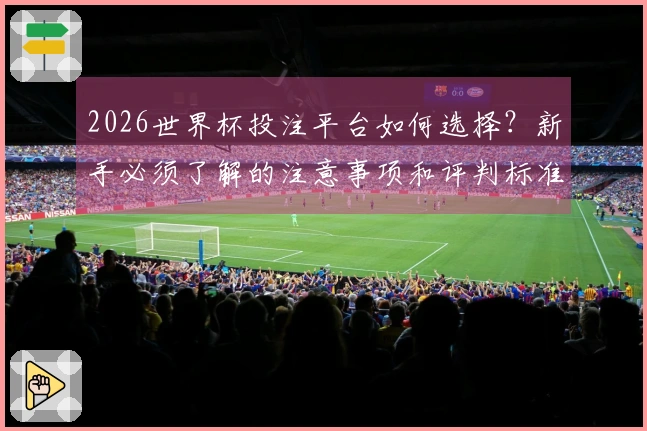 2026世界杯投注平台如何选择？新手必须了解的注意事项和评判标准