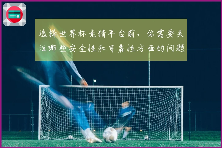 选择世界杯竞猜平台前，你需要关注哪些安全性和可靠性方面的问题？