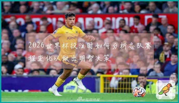 2026世界杯投注时如何分析各队赛程变化以做出明智决策